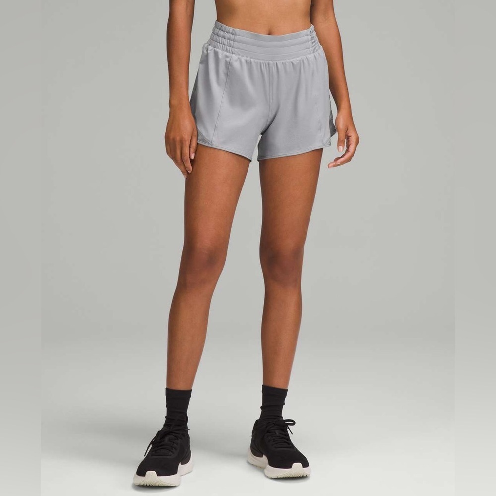 C - Lululemon Hotty Hot High-Rise Lined Short 4"
Rhino Grey